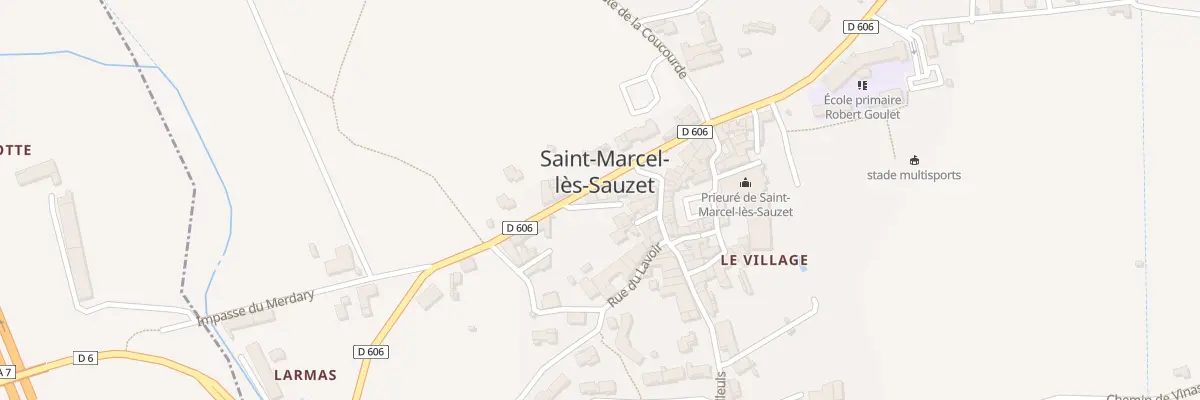 Plan du 5075 Le Village à Saint-Marcel-lès-Sauzet