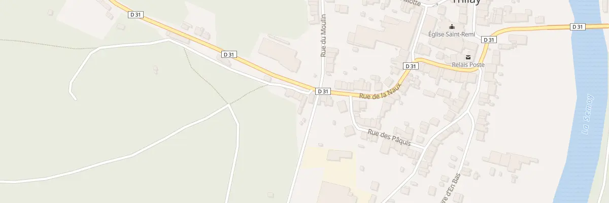 Plan du 3 Rte de Monthermé à Thilay