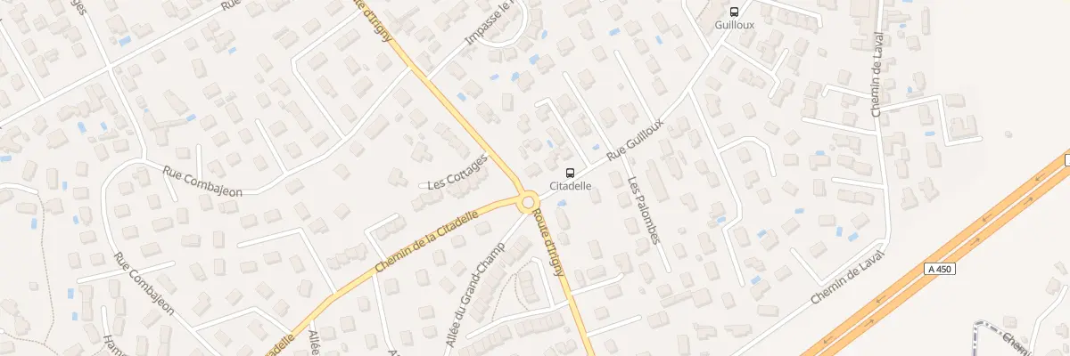 Plan du 9005 Rue Guilloux à Saint-Genis-Laval