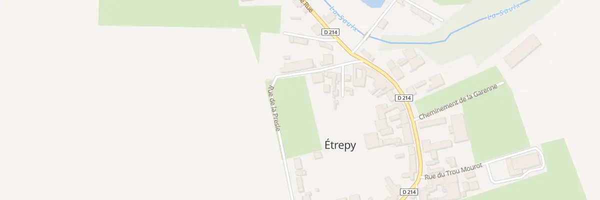 Plan du 6 Rue de la Presle à Étrepy