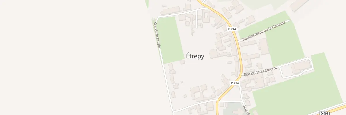 Plan du 11 Che de la Franche Raie à Étrepy
