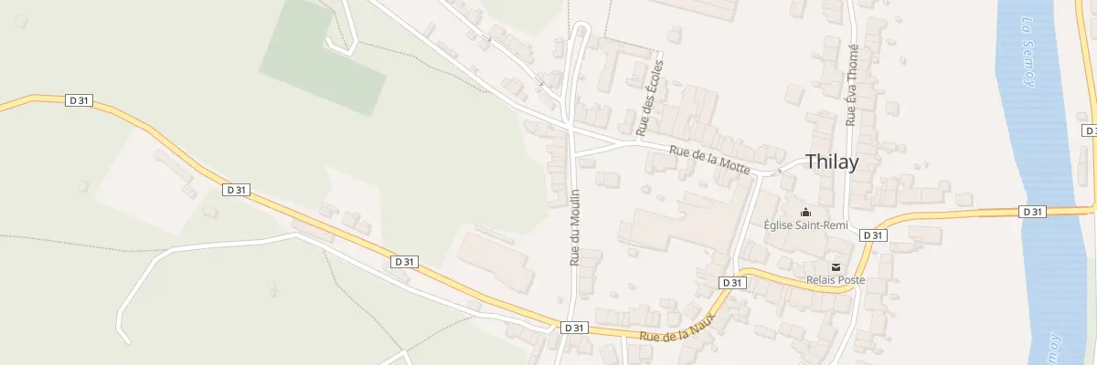 Plan du 5 Rue du Moulin à Thilay