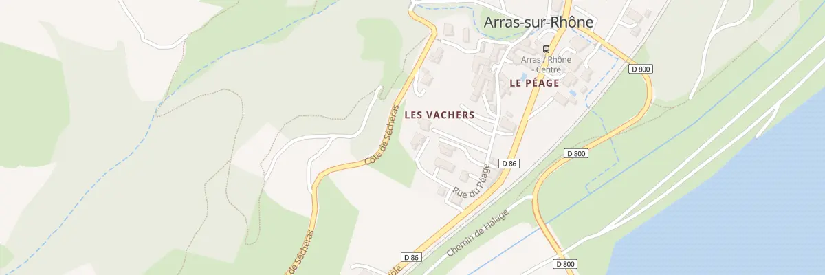 Plan du 5153 Les Vachers à Arras-sur-Rhône