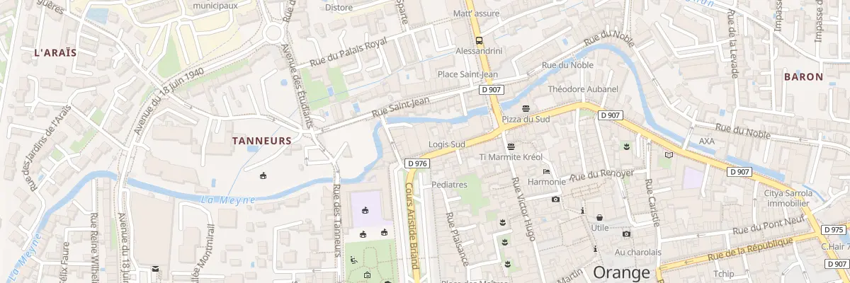 Plan du 9 Rue Auguste Lacour à Orange