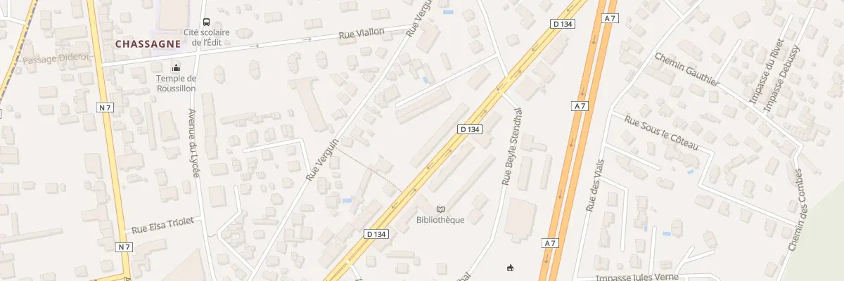 Plan du 47 Av Jean Jaurès à Roussillon