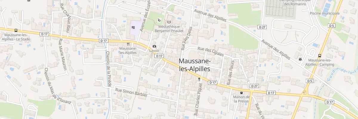 Plan du 5075 Rue Jules Deiss à Maussane-les-Alpilles