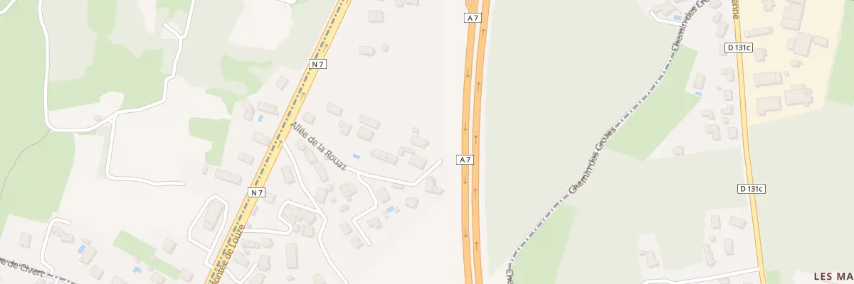 Plan du 6 All La Rouaz au Péage-de-Roussillon