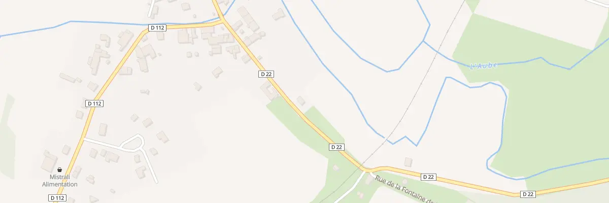 Plan du 2 Rue Henri Jurien de la Gravier à Veuxhaulles-sur-Aube