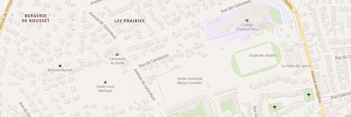 Plan du 13 Rue des Tambourins à Saint-Martin-de-Crau