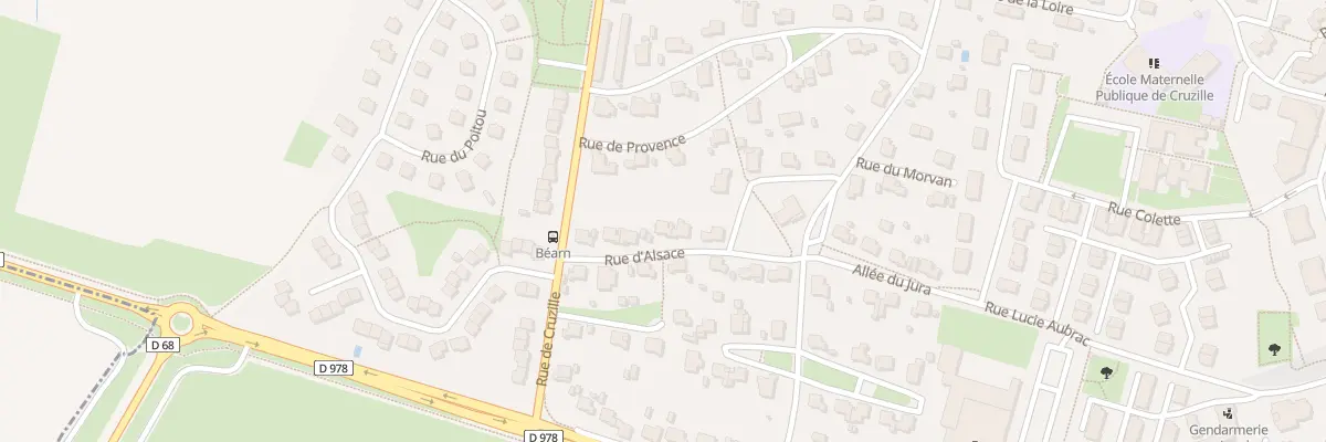 Plan du 6 Rue d’Alsace à Châtenoy-le-Royal