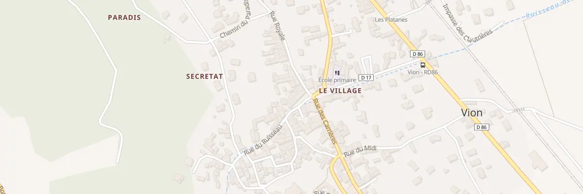 Plan du 5150 Rue du Colon à Vion