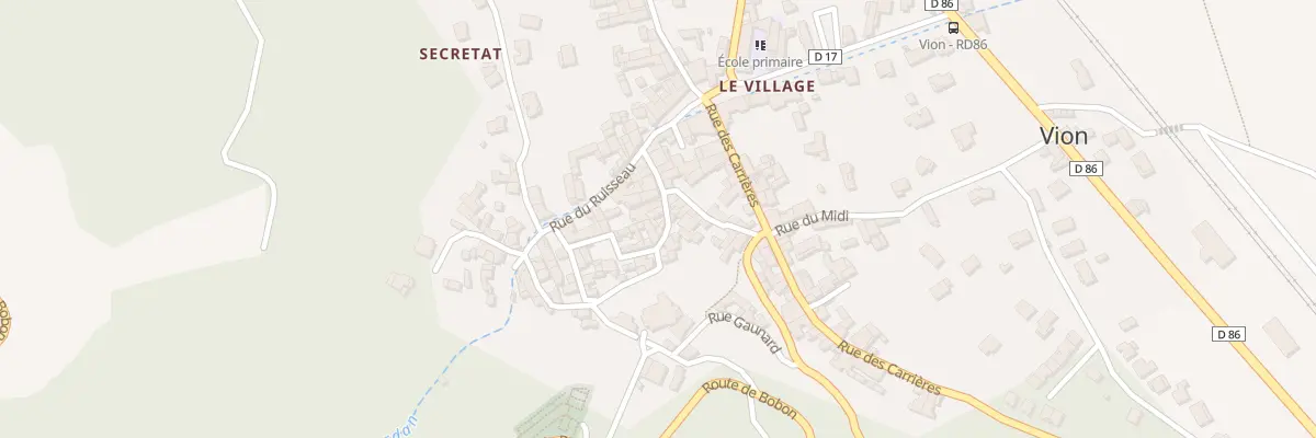Plan du 5104 Rue de la Pitié à Vion