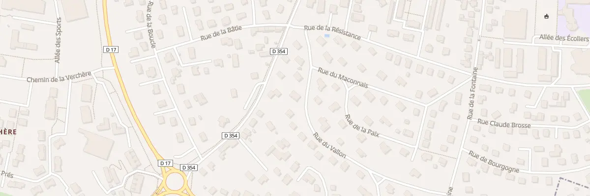 Plan du 23 Rue du Vallon à Charnay-lès-Mâcon