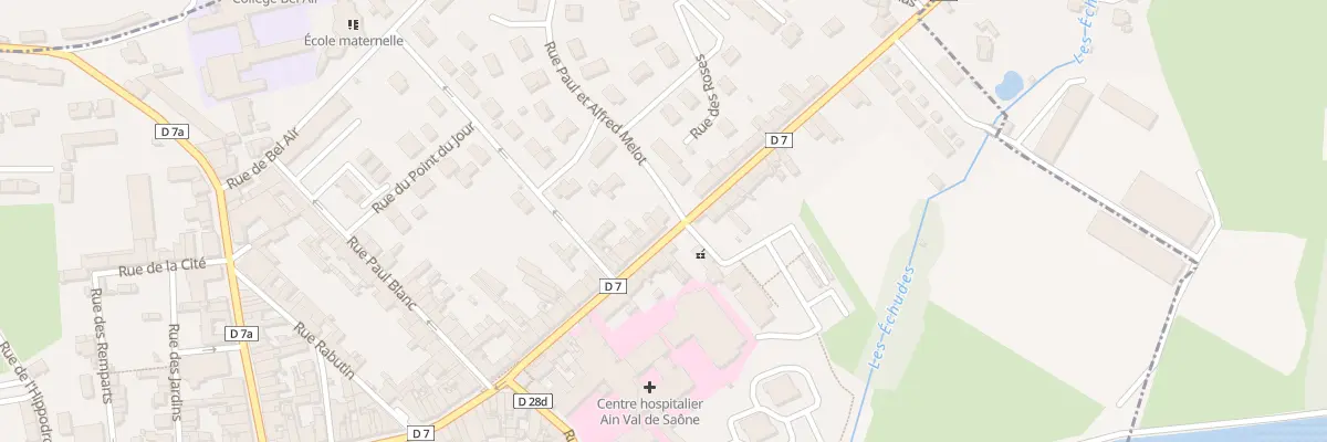 Plan du 39 Rue du Fbg des Dombes à Thoissey