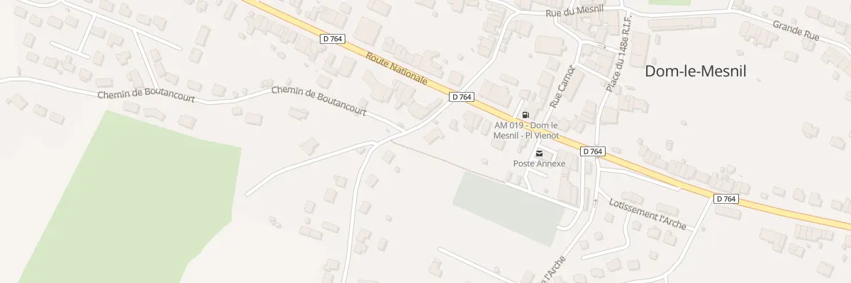 Plan du 5357 Rue des Nouies à Dom-le-Mesnil