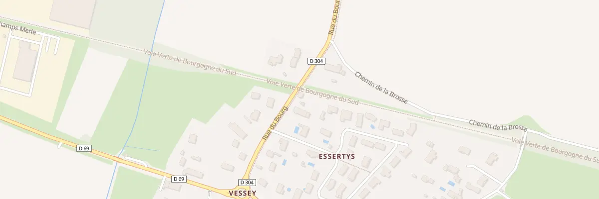Plan du 69 Rue du Bourg à Châtenoy-le-Royal