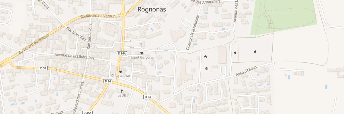 Plan du 5457 Bd de Bonet d’Oléon à Rognonas