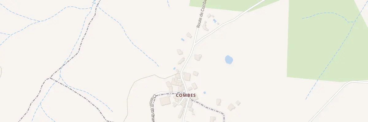 Plan du 4936 Rte de Combes à Glun
