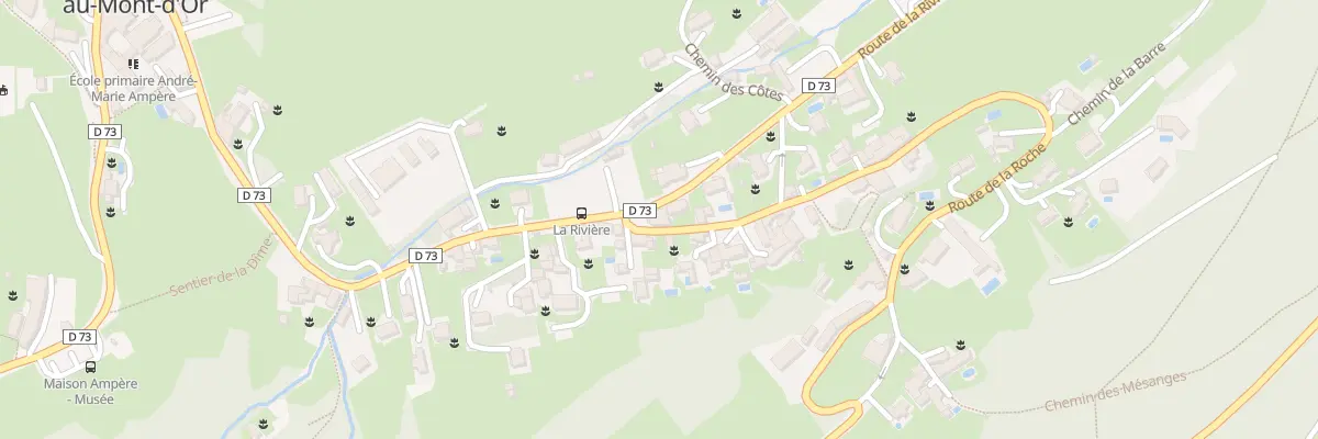 Plan du 33 Rte de la Roche à Poleymieux-au-Mont-d’Or