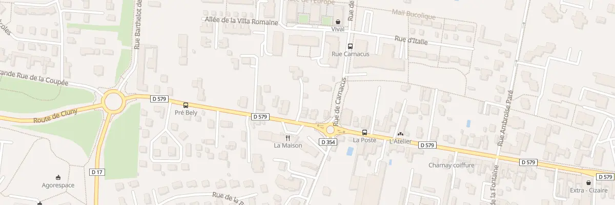 Plan du 92 Grande Rue de la Coupée à Charnay-lès-Mâcon