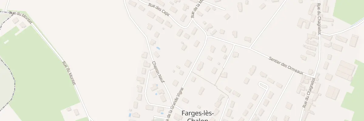 Plan du 3 Rue de la Grande Vigne à Farges-lès-Chalon