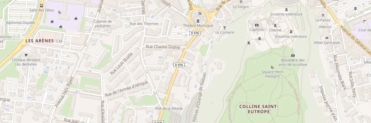 Plan du 87 Rue Saint-Clément à Orange