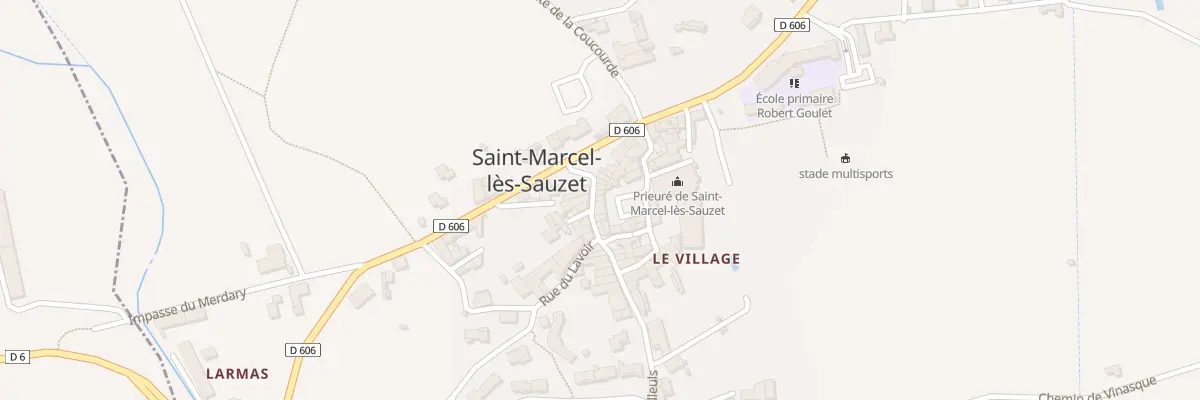 Plan du 5063 Le Village à Saint-Marcel-lès-Sauzet
