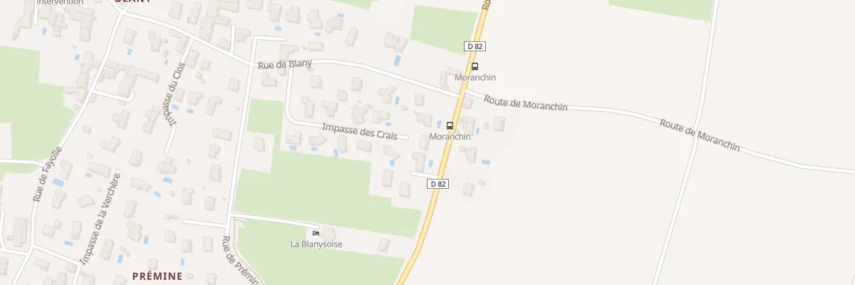 Plan du 14 Imp des Crais à Senozan