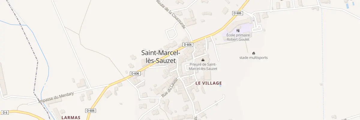 Plan du 9000 Pl de la Mairie à Saint-Marcel-lès-Sauzet