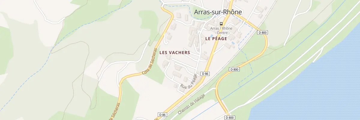 Plan du 5220 Rue du Peage à Arras-sur-Rhône