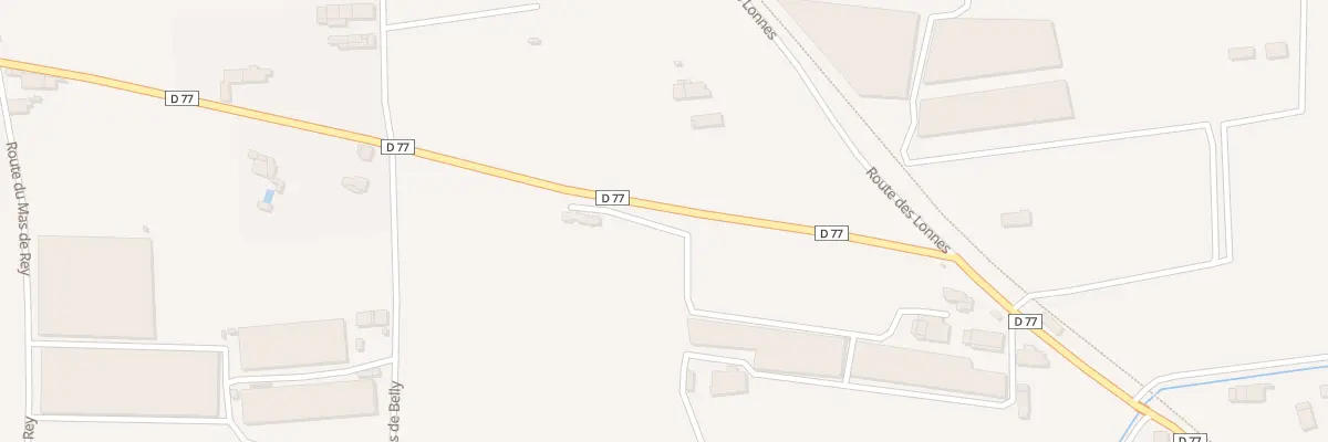 Plan du 680 Rte du Petit Mas de Belly à Rognonas