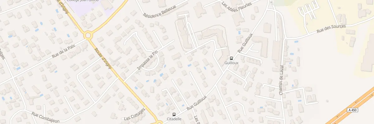 Plan du 42 Rue Guilloux à Saint-Genis-Laval