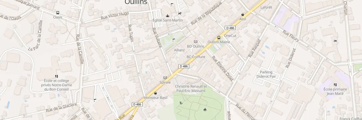 Plan du 148 Grande Rue à Oullins-Pierre-Bénite