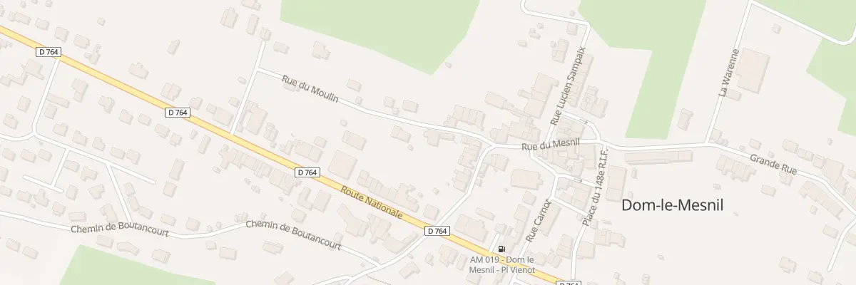Plan du 5 Rue du Moulin à Dom-le-Mesnil