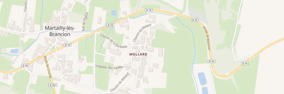 Plan du 5103 Le Molard à Martailly-lès-Brancion