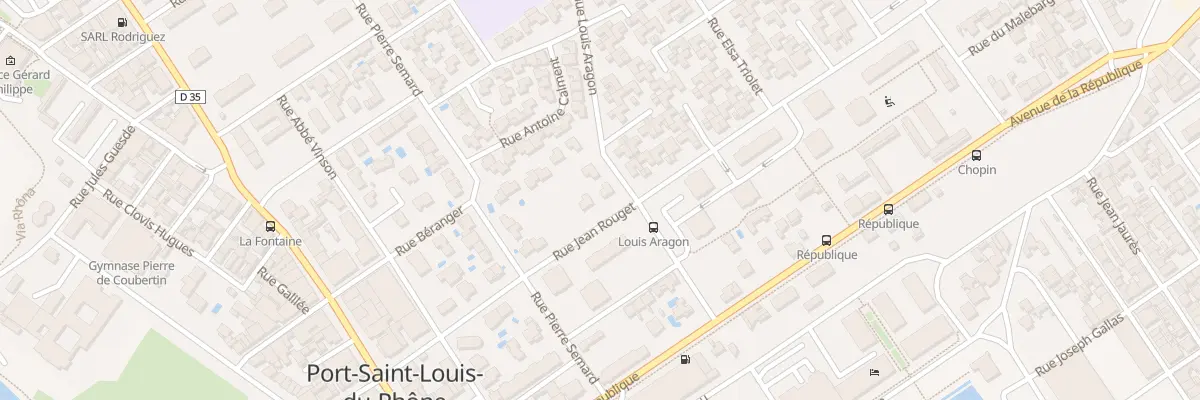 Plan du 1T Rue Marcel Baudin à Port-Saint-Louis-du-Rhône