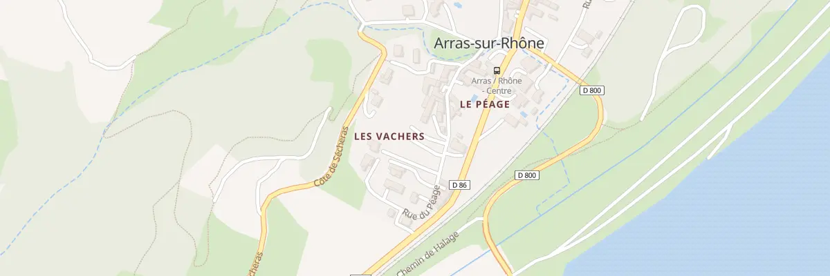 Plan du 140 Rue du Peage à Arras-sur-Rhône
