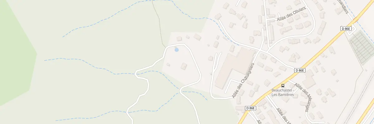 Plan du 15 Rte du Serre à Beauchastel