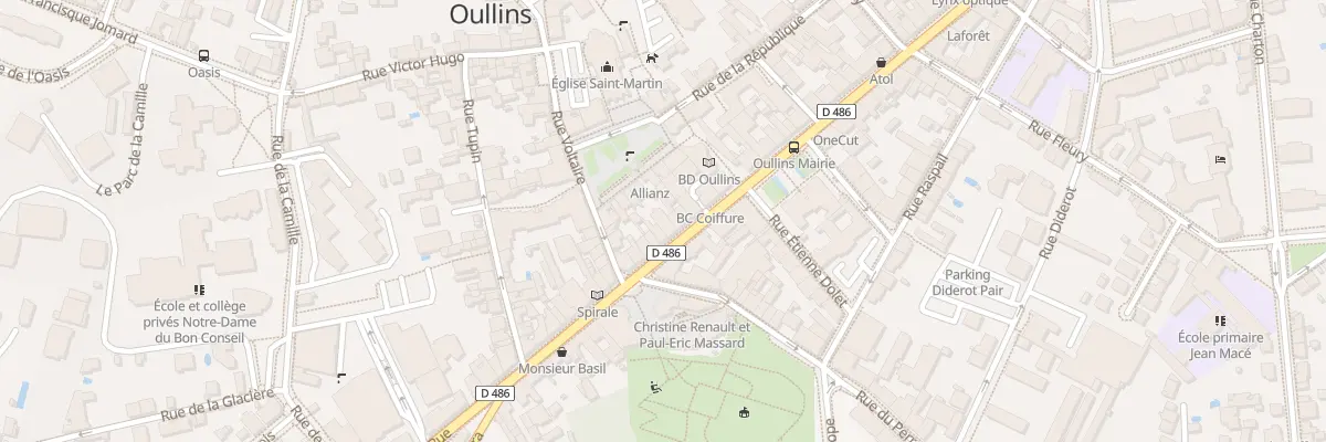 Plan du 146 Grande Rue à Oullins-Pierre-Bénite