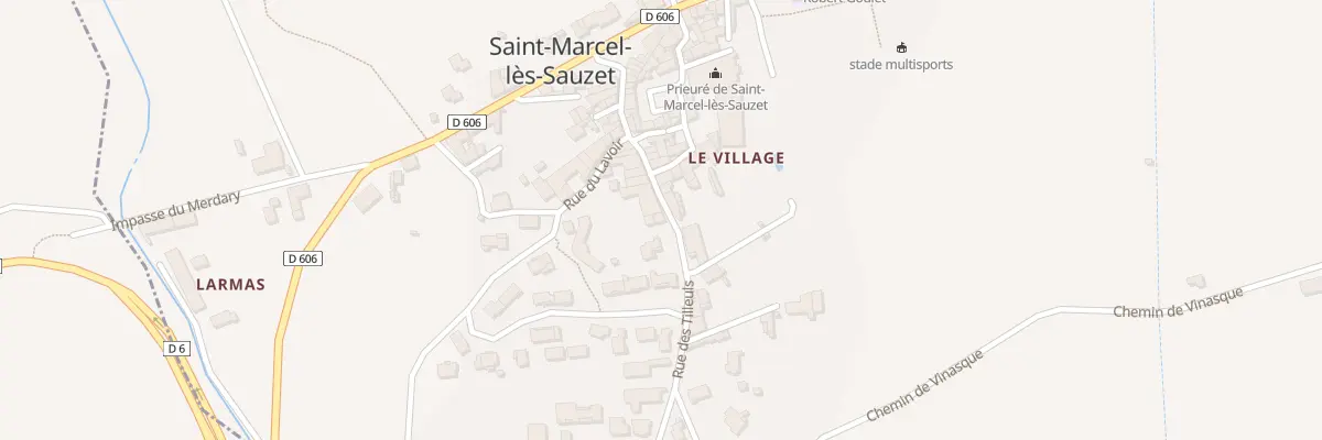 Plan du 126 Rue des Tilleuls à Saint-Marcel-lès-Sauzet