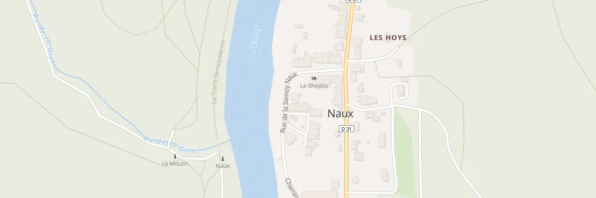 Plan du 11 Rue de la Semoy - Naux à Thilay