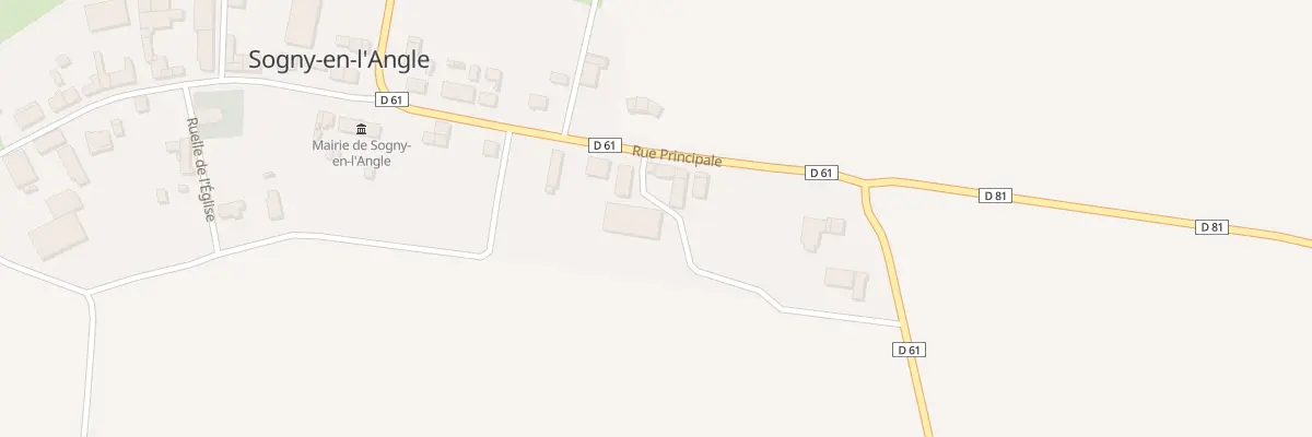 Plan du 3 Rue Principale à Sogny-en-l’Angle