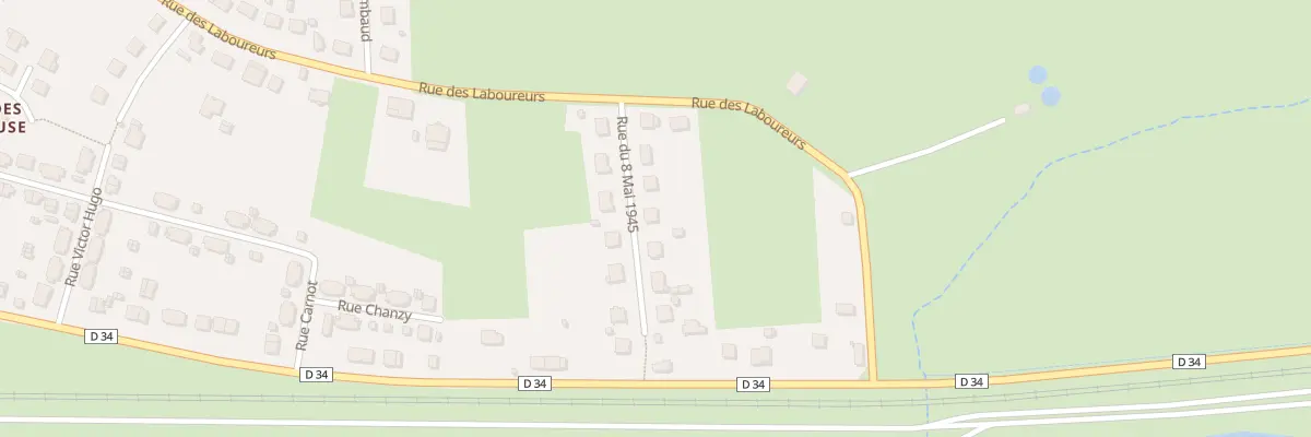 Plan du 7 Rue du 8 Mai 1945 à Nouvion-sur-Meuse