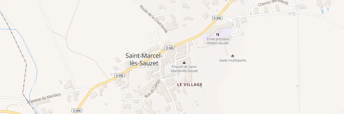 Plan du 5048 Le Village à Saint-Marcel-lès-Sauzet