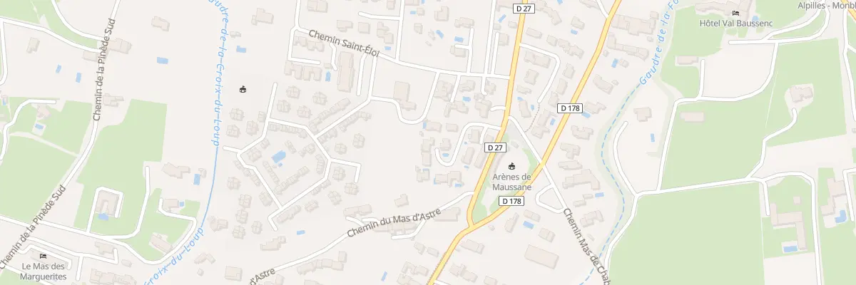 Plan du 7 Imp des Piboules à Maussane-les-Alpilles