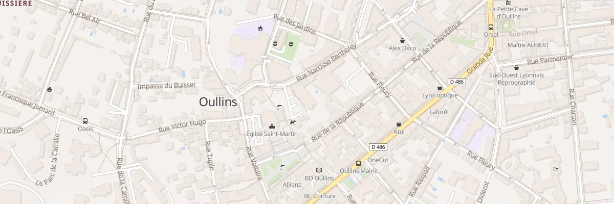 Plan du 59B Rue Narcisse Bertholey à Oullins-Pierre-Bénite