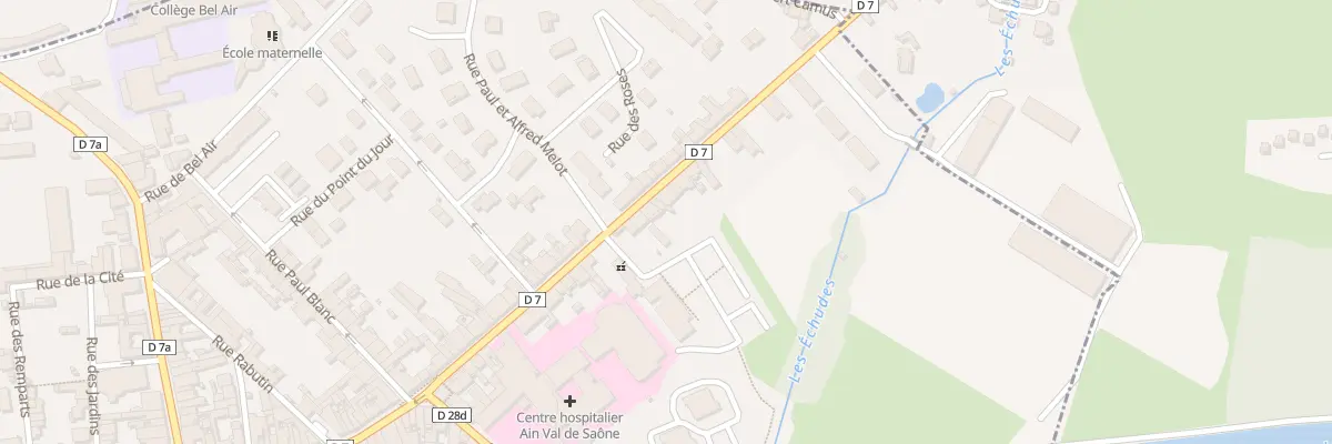 Plan du 58 Rue du Fbg des Dombes à Thoissey