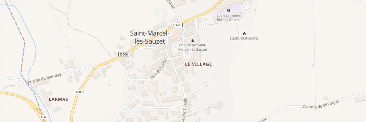 Plan du 5037 Le Village à Saint-Marcel-lès-Sauzet