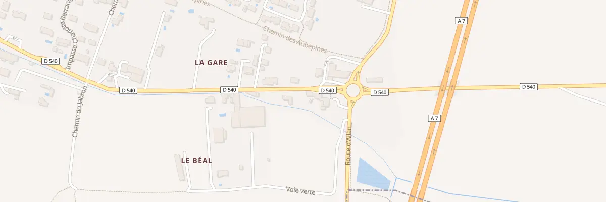 Plan du 65 Rte de Montélimar à Montboucher-sur-Jabron