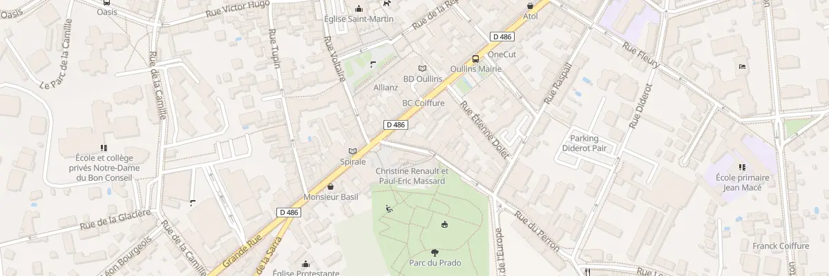 Plan du 5 Rue du Perron à Oullins-Pierre-Bénite